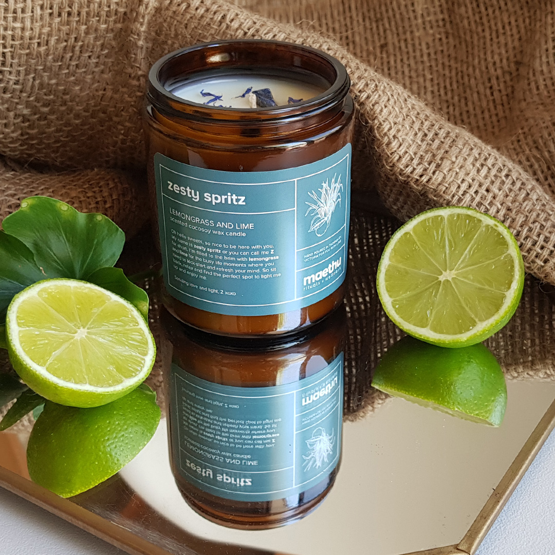 Zesty spritz cocosoy wax candle - Image 2