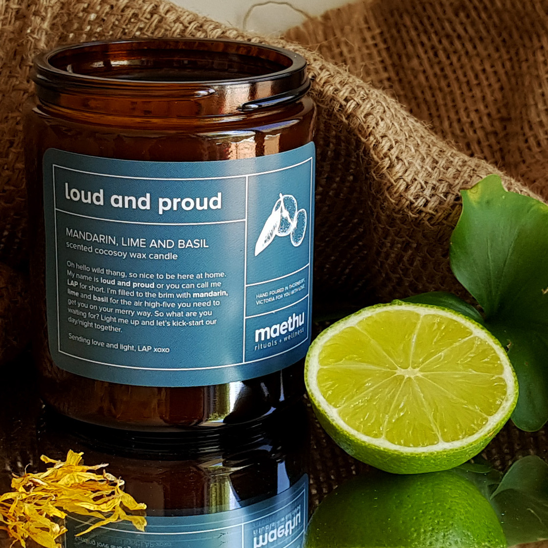 Loud and proud cocosoy wax candle - Image 2