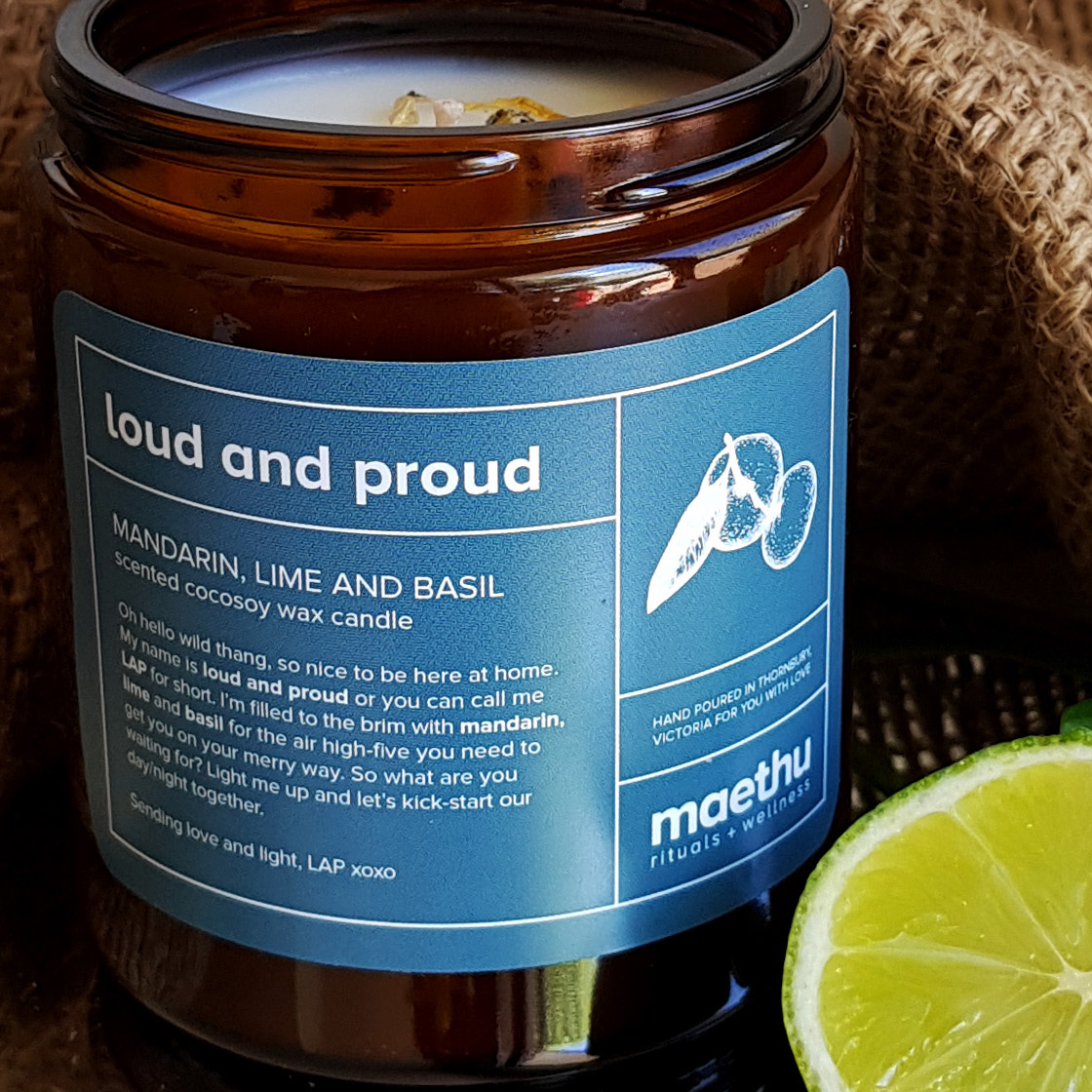 Loud and proud cocosoy wax candle - Image 3