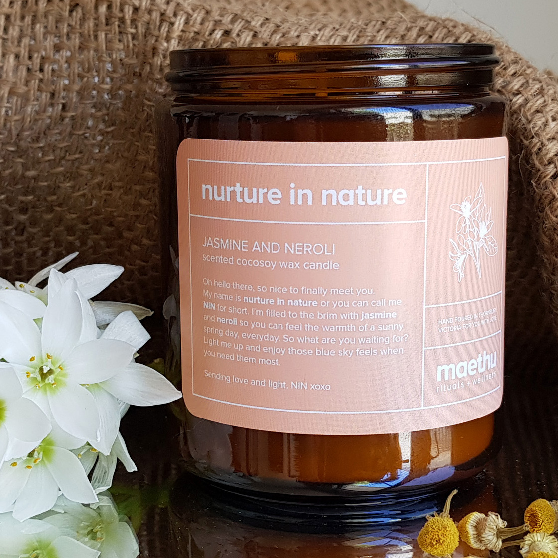 Nurture in nature cocosoy wax candle - Image 3