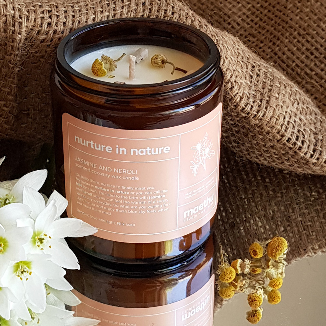 Nurture in nature cocosoy wax candle