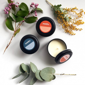 Travel tin cocosoy wax candle